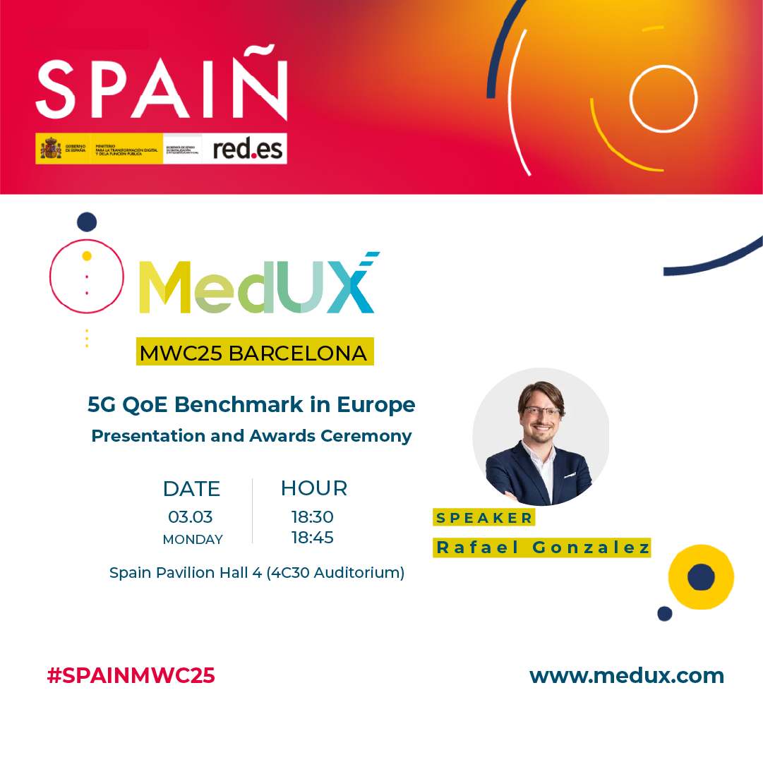 Figura 2. Únete a nosotros en la presentación de nuestro informe de Benchmarking de QoE 5G